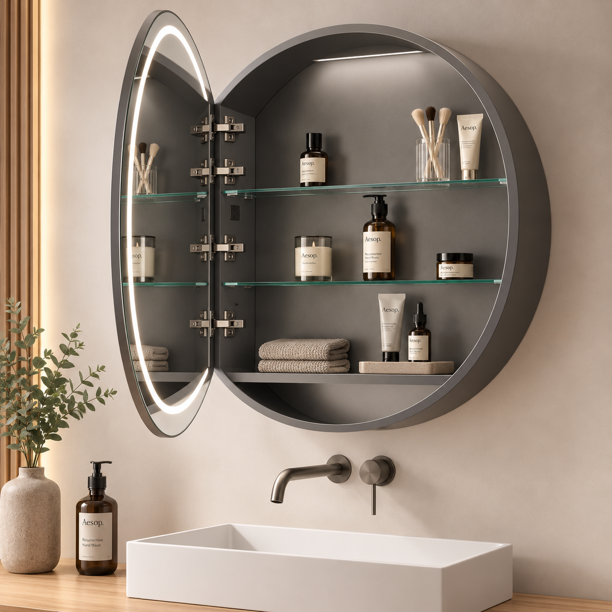 NOX | Camerino circular LED Ø80 cm