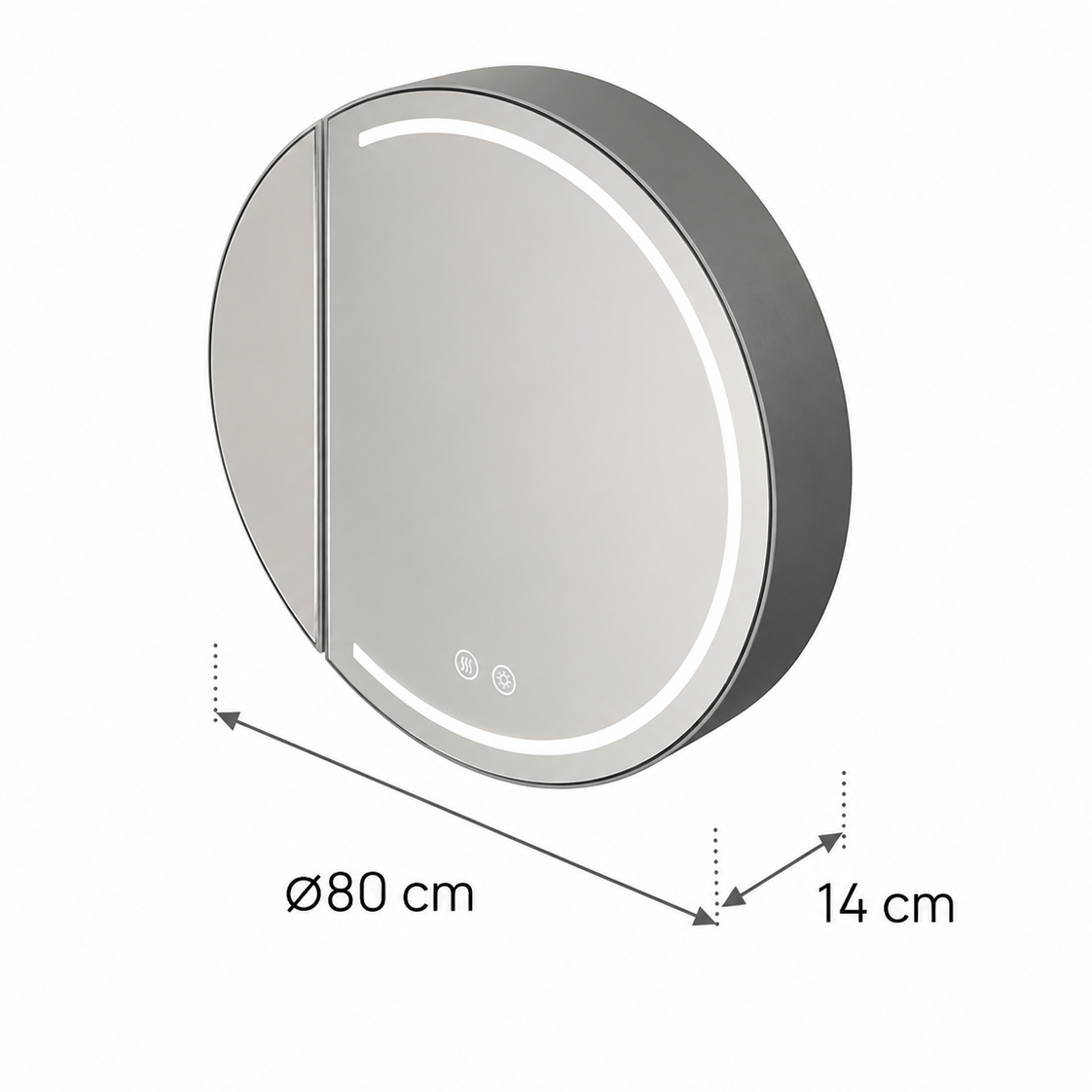 NOX | Camerino circular LED Ø80 cm